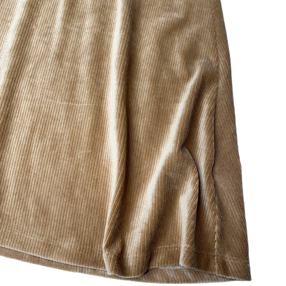 Altar’d State Tan Brown Corduroy Fall Skirt Size Medium - Picture 3 of 5